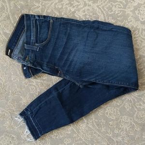 Hudson Natalie Mid-Rise Crop Skinny Jeans